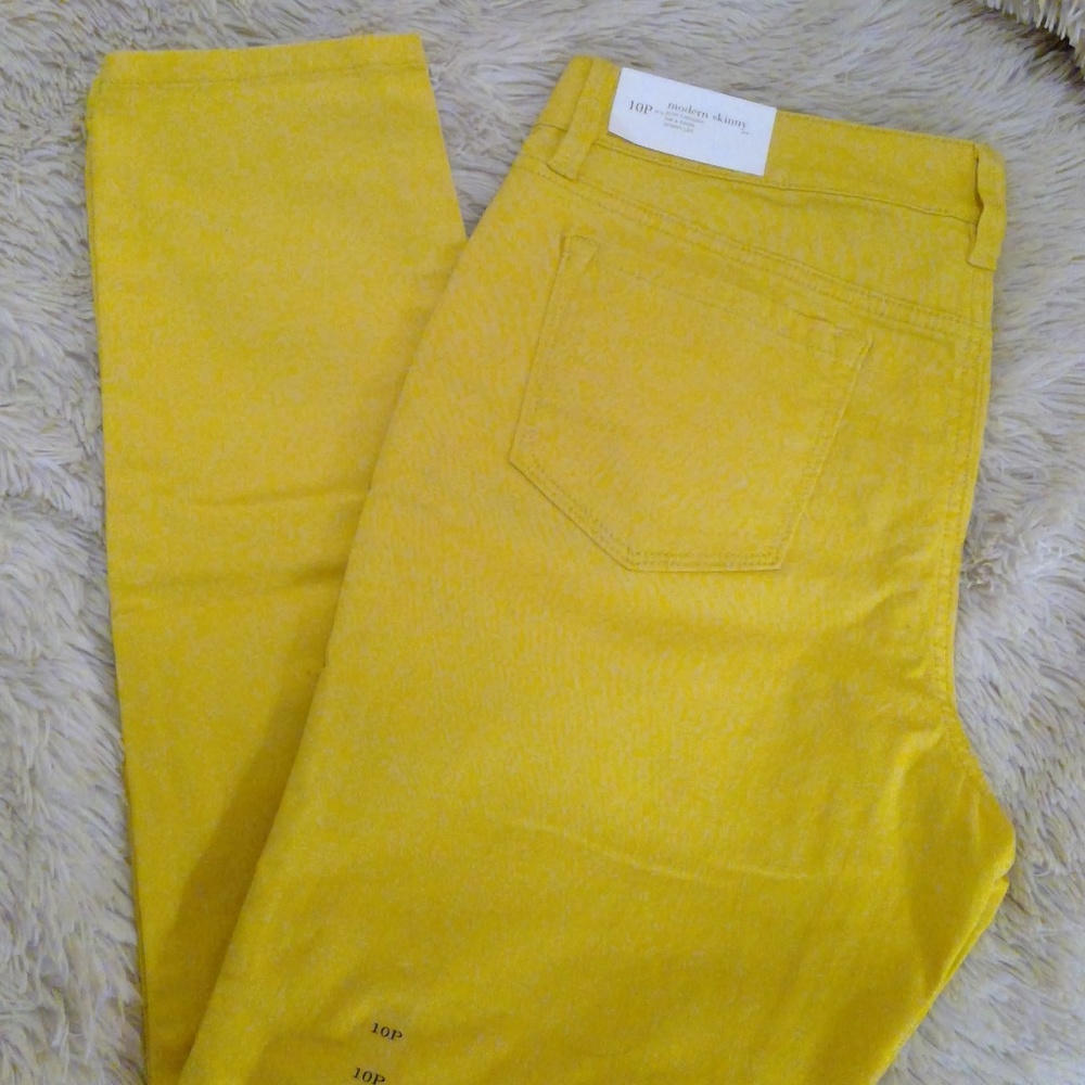 yellow jeans